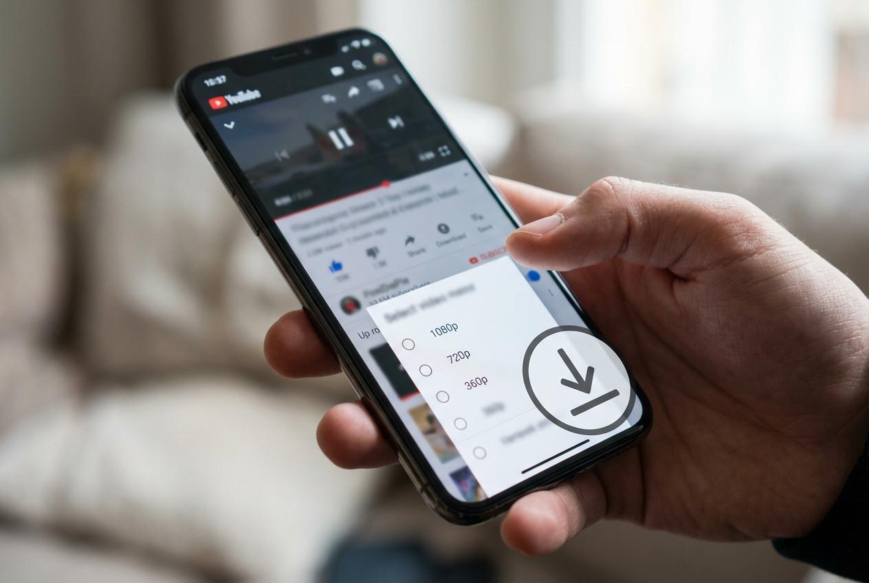 First check: can YouTube’s built-in Offline/Downloads do the job on your device?