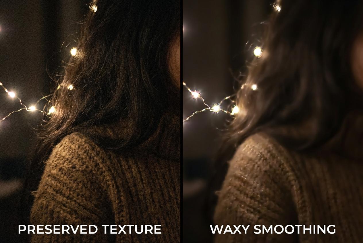 Low light: do you want “brighter” or “truer to the moment”?