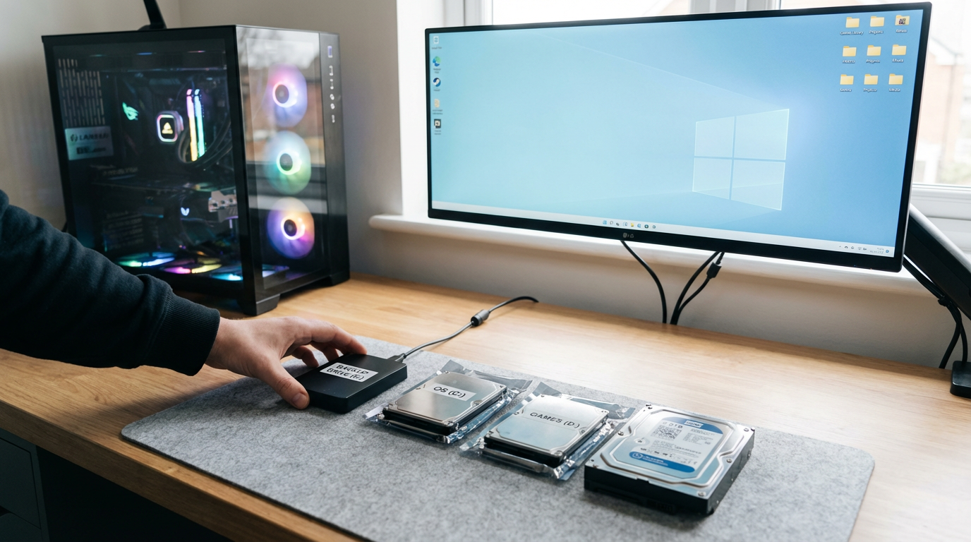 Restoring on the new setup: a safe order of operations